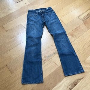 Express boot cut jeans with cute pockets! Size 4